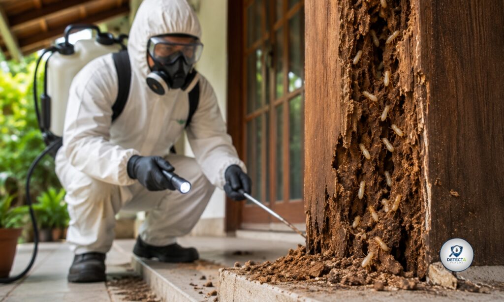 Cotización de fumigación de termitas en Puebla: qué revisar